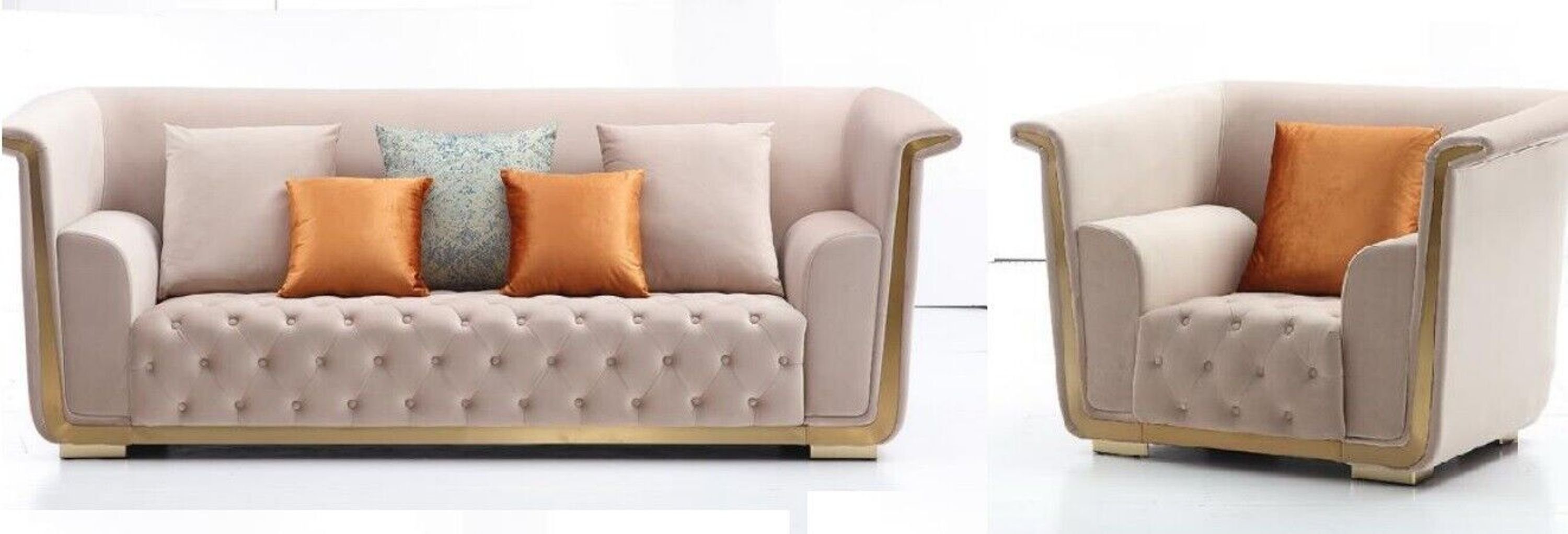 in Chesterfield Europe Polster Neu, Möbel Sofa JVmoebel Moderner Made 3+2+1 Sitzer luxus