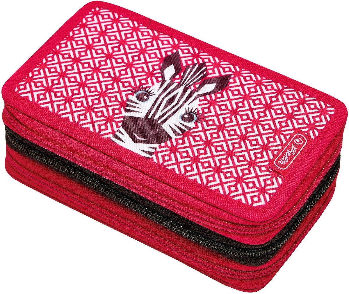 Herlitz Federtasche Schüleretui TriCase 31-teilig Cute Animals Zebra Polyester BxHxT 190x1