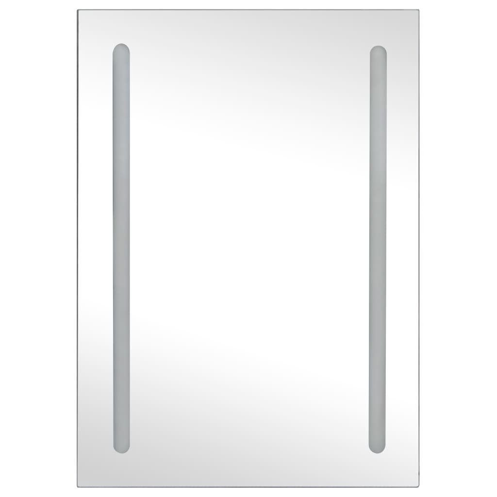 Badezimmerspiegelschrank LED-Spiegelschrank cm Bad vidaXL 50x13x70 fürs