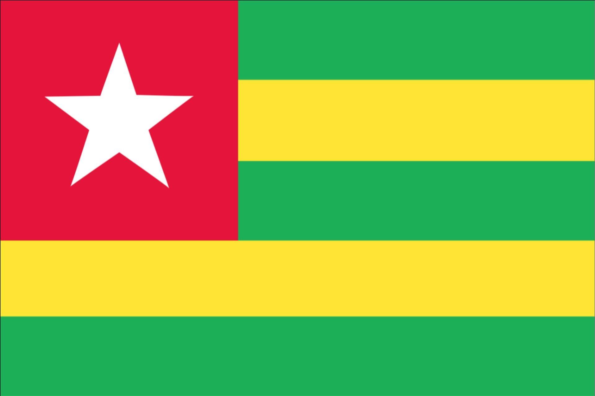 flaggenmeer Flagge Togo 80 g/m²