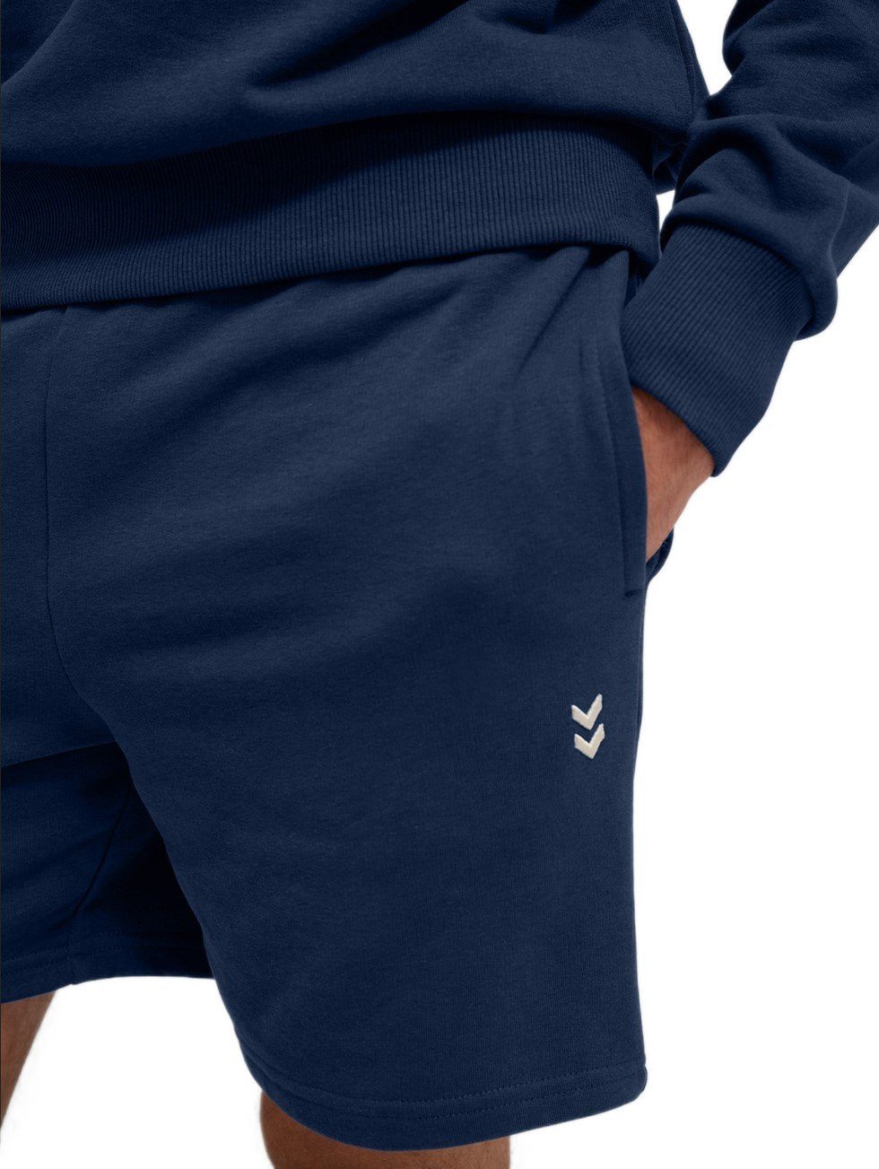 hummel Shorts Freizeithose hmlPULSE Sweat (Baumwolle, hoher Tragekomfort) kurz