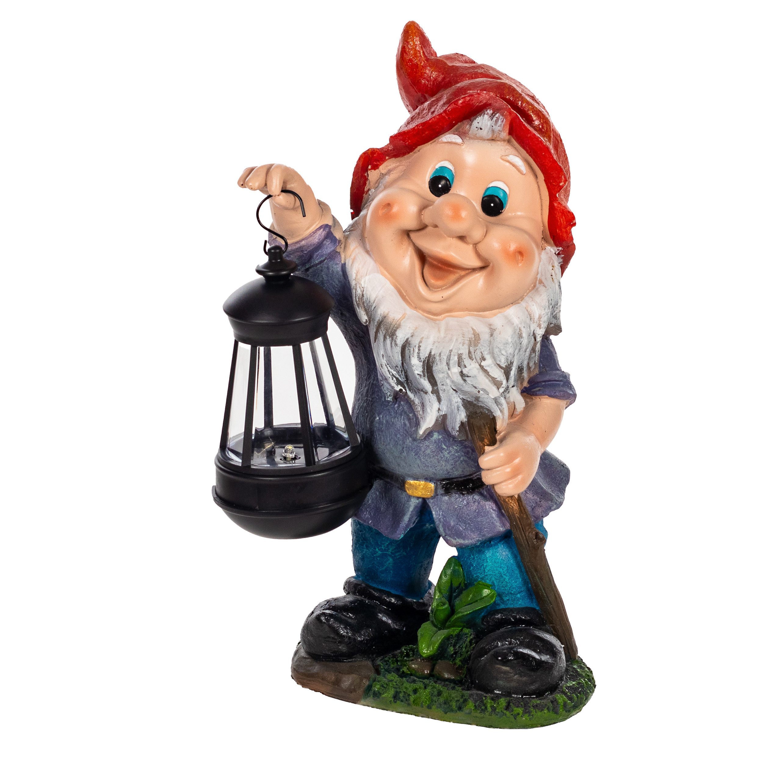 BIRENDY Dekofigur BIRENDY Gartenzwerg Gartenwichtel LED Gartenfigur versch.Modelle