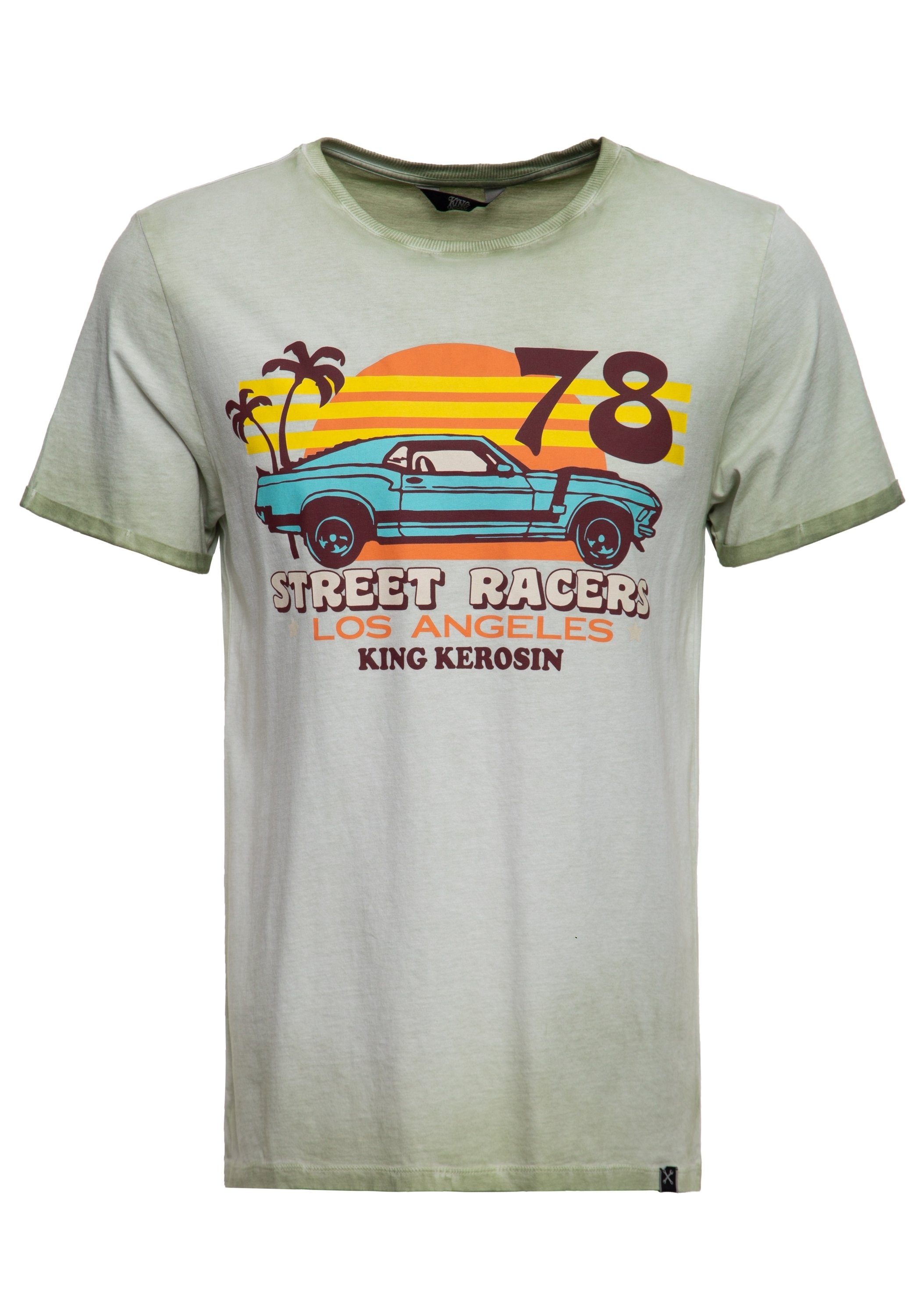 KingKerosin T-Shirt Street Racers L.A. im 70s Look