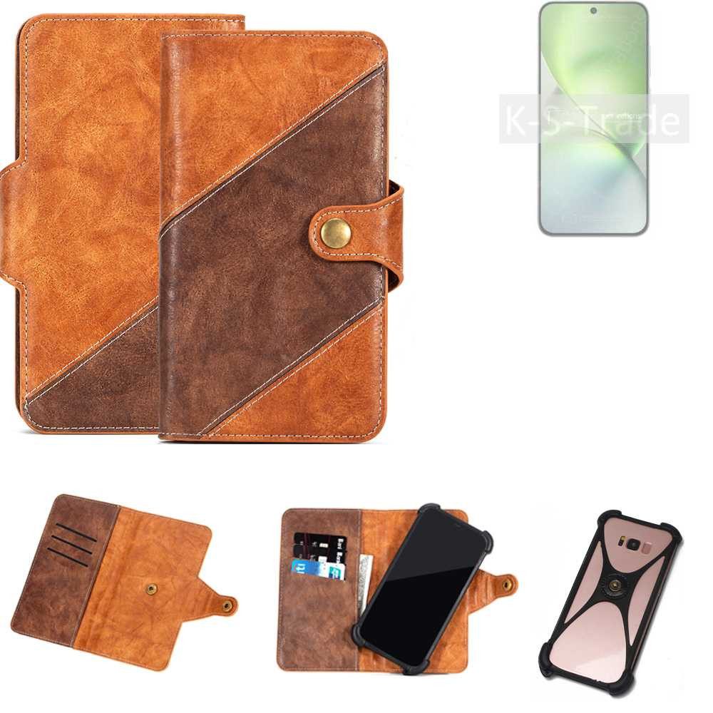 K-S-Trade Handyhülle für Vivo X200 Pro mini, Handyhülle Schutzhülle Bookstyle Case Wallet-Case Cover