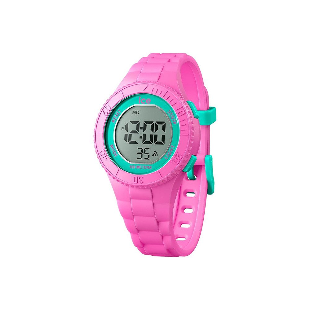 ice-watch Digitaluhr Ice-Watch Ice Digit Pink Turquoise (S) 021275, Ice-Watch Ice Digit Pink Turquoise (S)