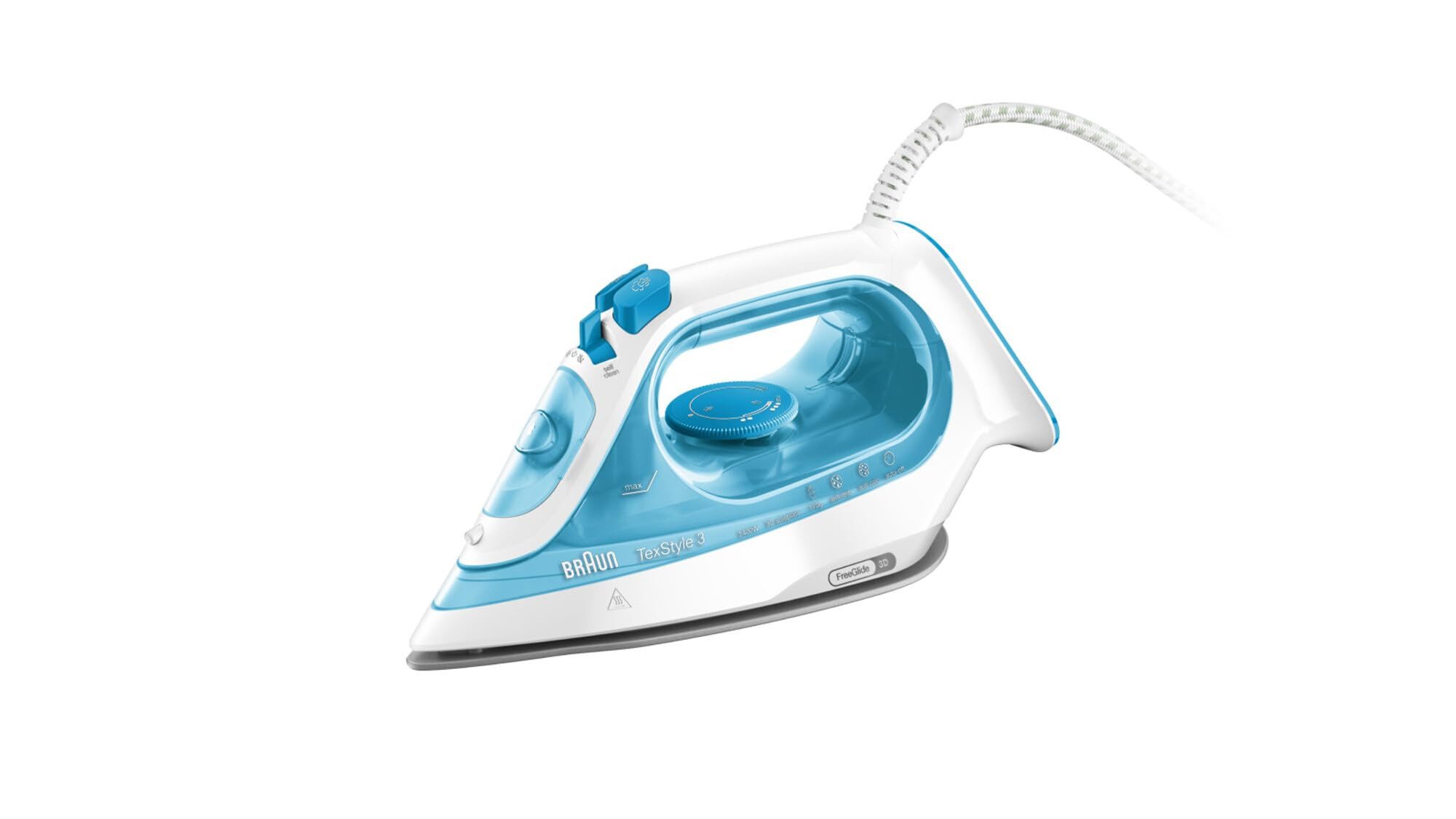 Braun Dampfbügeleisen SI3053BL, Zwei-Wege-Bügelsohle, 3D SuperCeramic, 170 g/min