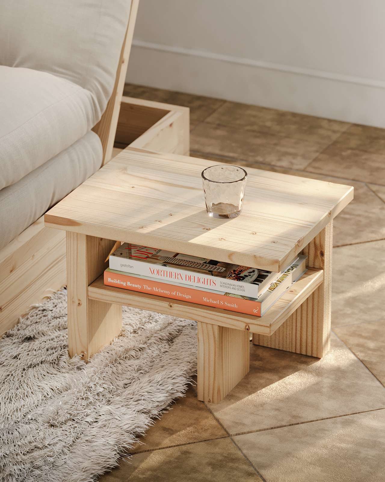 Beistelltisch Japan Side Table, kompakt, stilvoll, funktional, Made in Europe