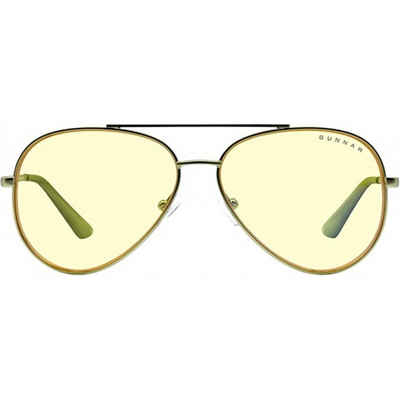 GUNNAR Pilotenbrille »Maverick-Computer-Brille-65 Prozent Blaufilter-Amber Glas-mintgrün«