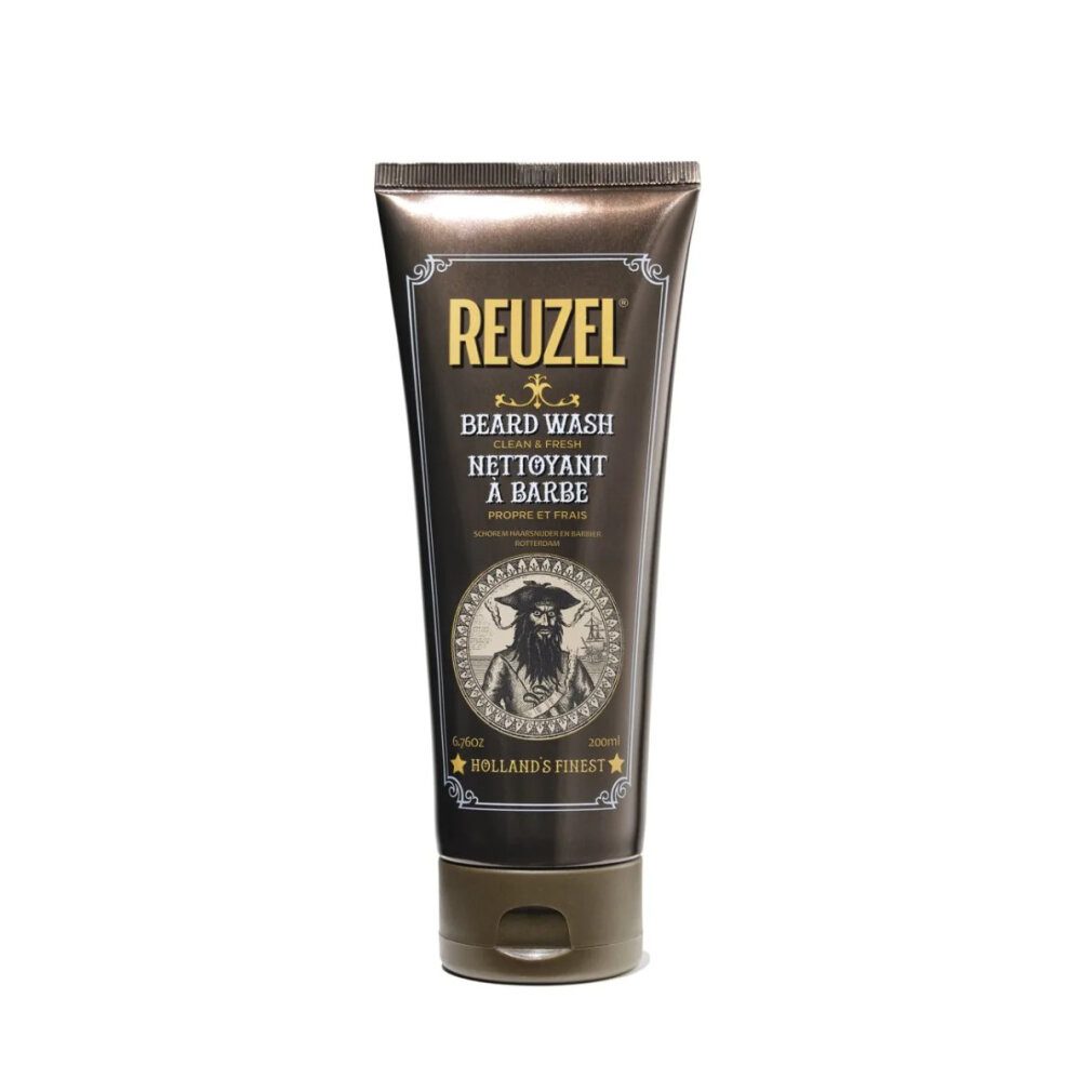 Reuzel Haarshampoo Clean and Fresh Beard Wash, Gently Removes Residue, 200ml