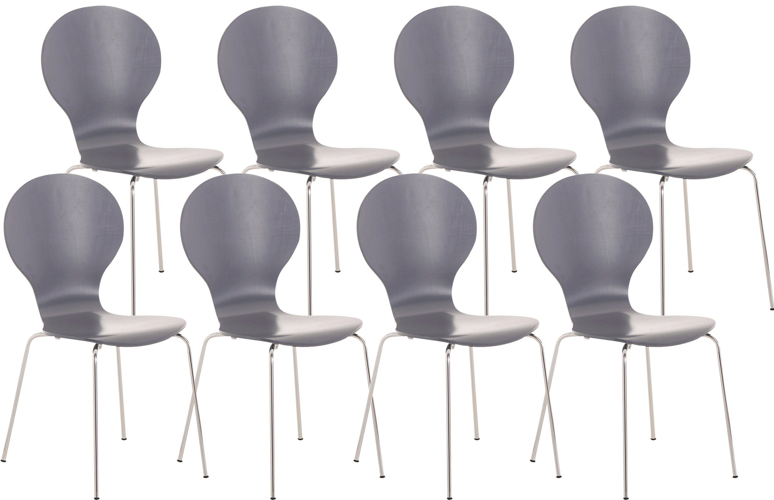 CLP Besucherstuhl Diego (8er Set, 8 St), stapelbar