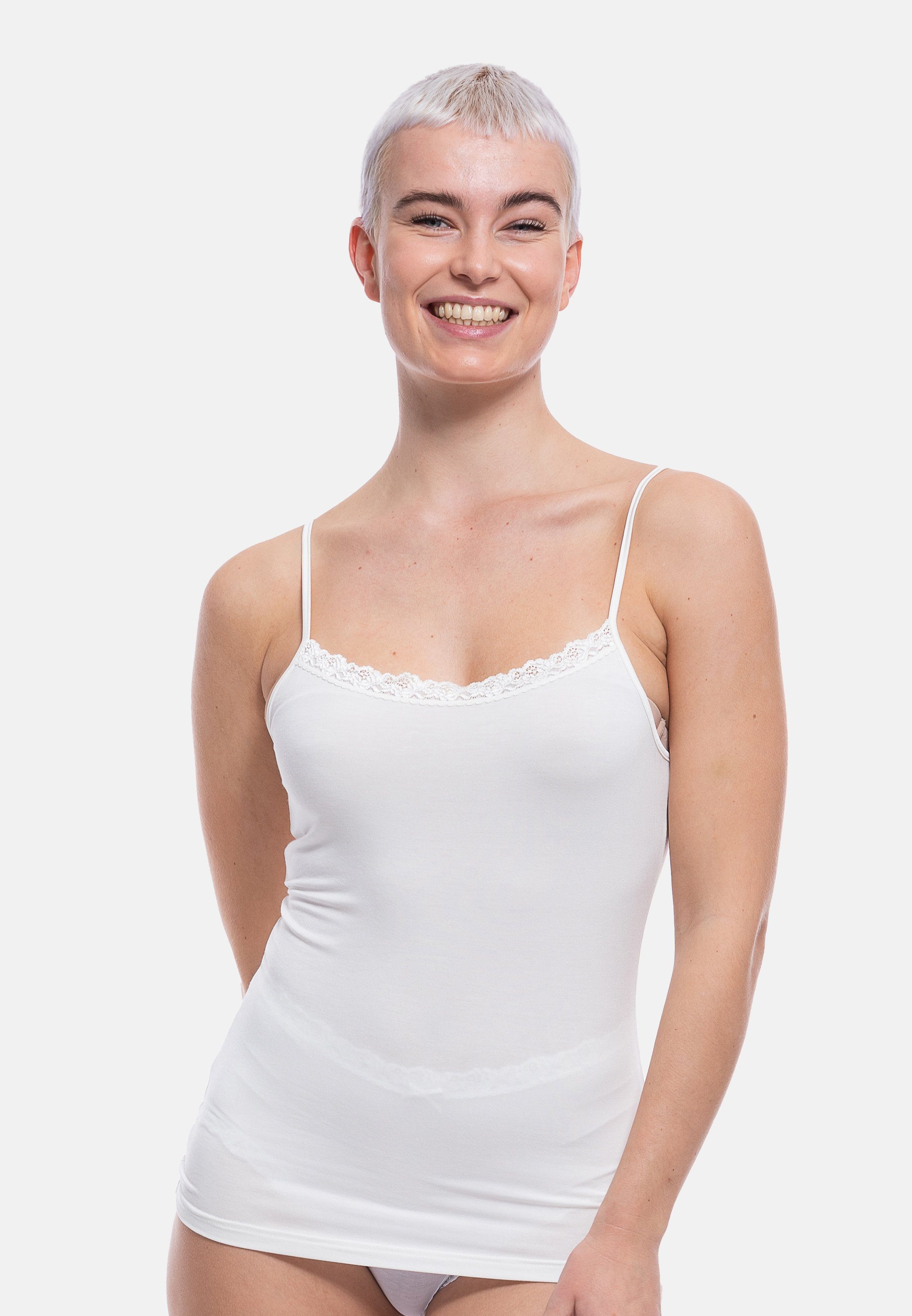 Nina Von C. Unterhemd 2er Pack Cosy (Spar-Set, 2-St) Spaghetti Top - Spitze günstig online kaufen