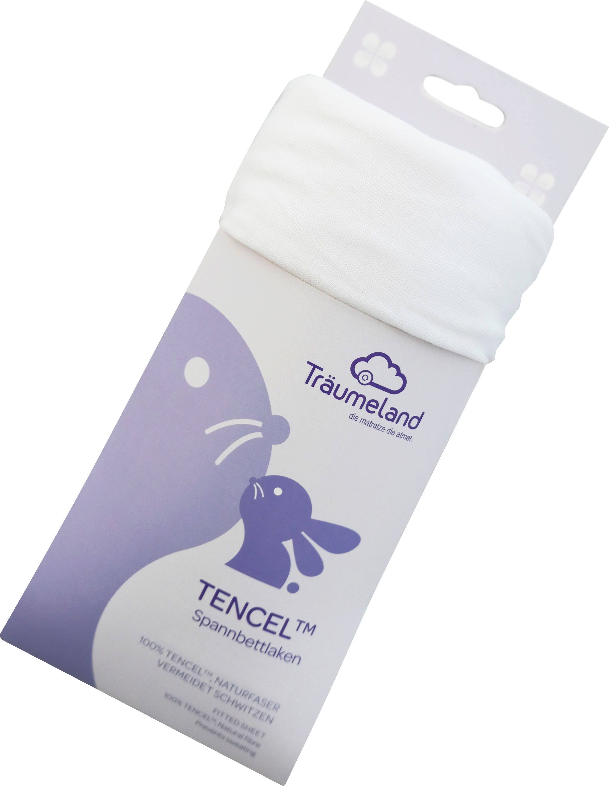 Träumeland Bettlaken hochwertiges Spannbetttuch aus Tencel®, günstig online kaufen