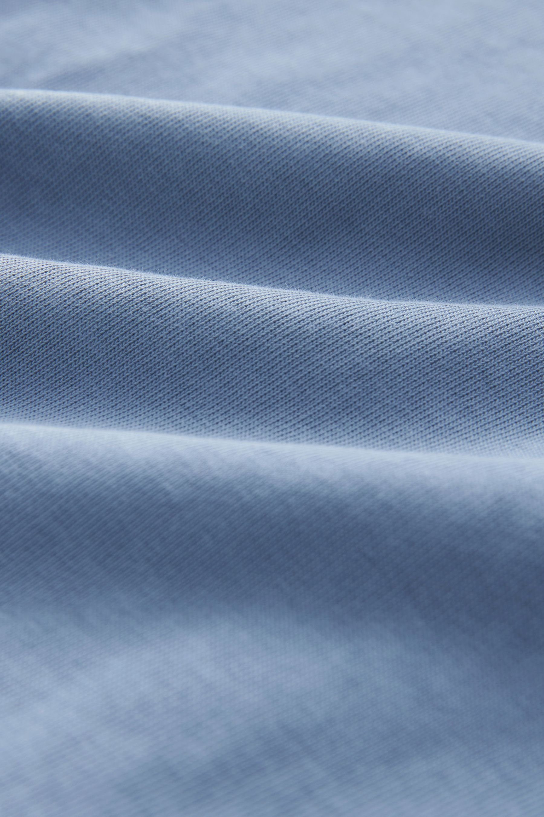 ​​​​​​Langarm-Sweatshirt (1-tlg) Schultern überschnittene Blue Sweatshirt Next