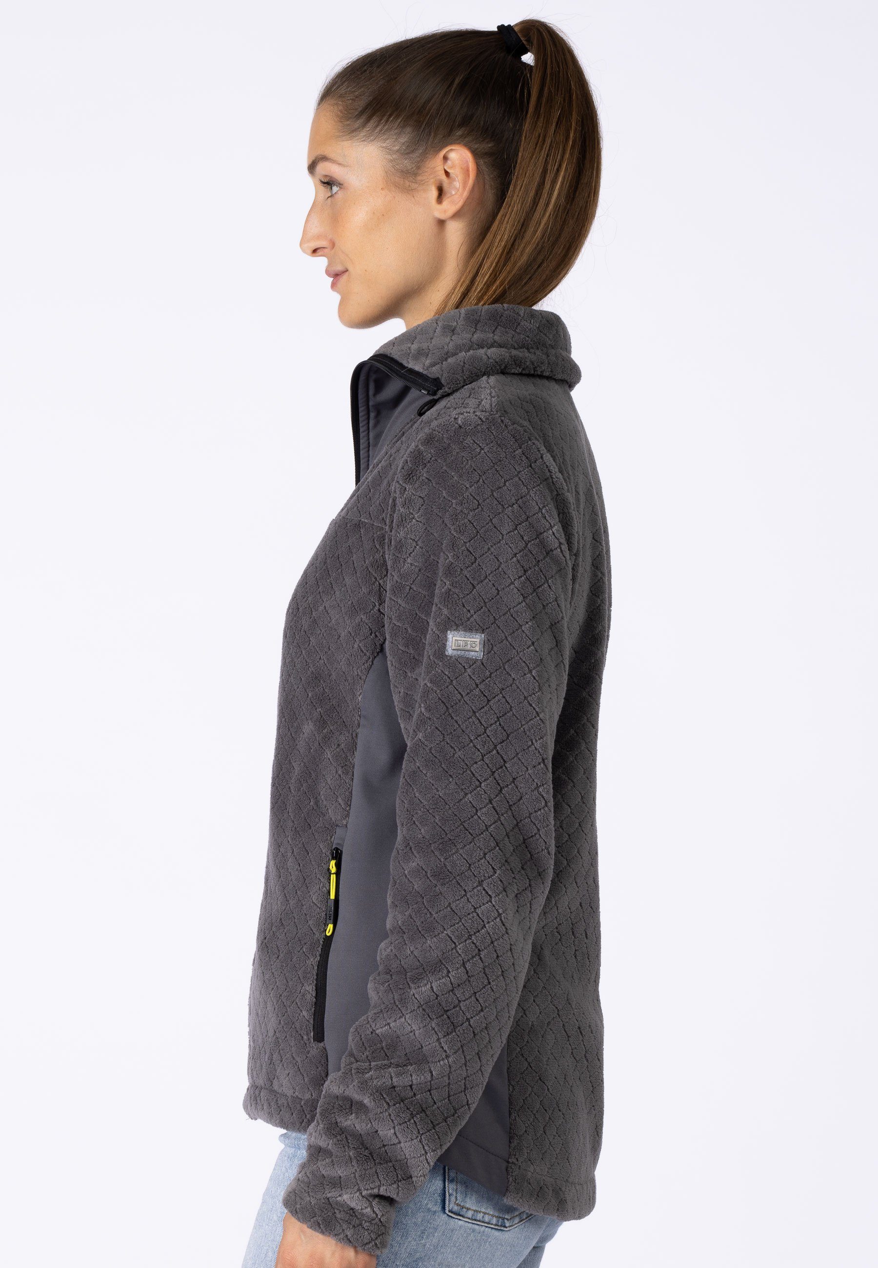 LPO Steppjacke atmungsaktiv - Tessa GREY Hybridjacke