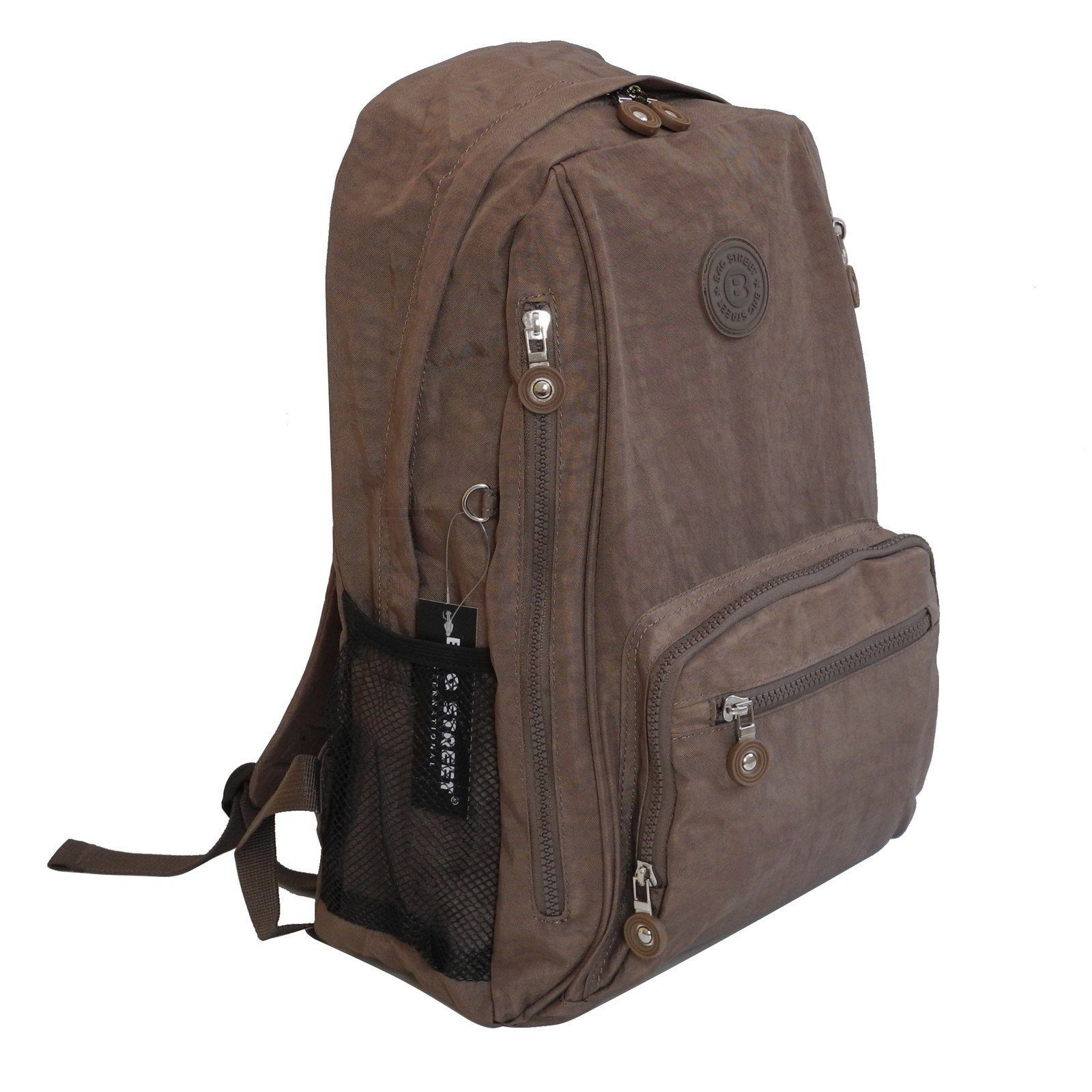 BAG STREET Street Rucksack Mehrzweckrucksack Fahrradrucksack Bag - Uni Outdoor Rucksack Braun