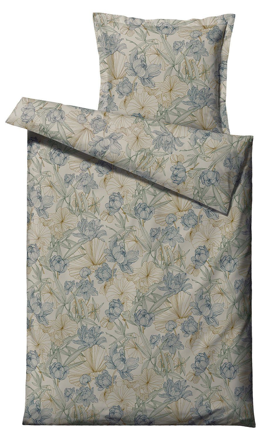 Södahl Bettwäsche Foliage (Satin) 155x220 cm / 80x80 cm