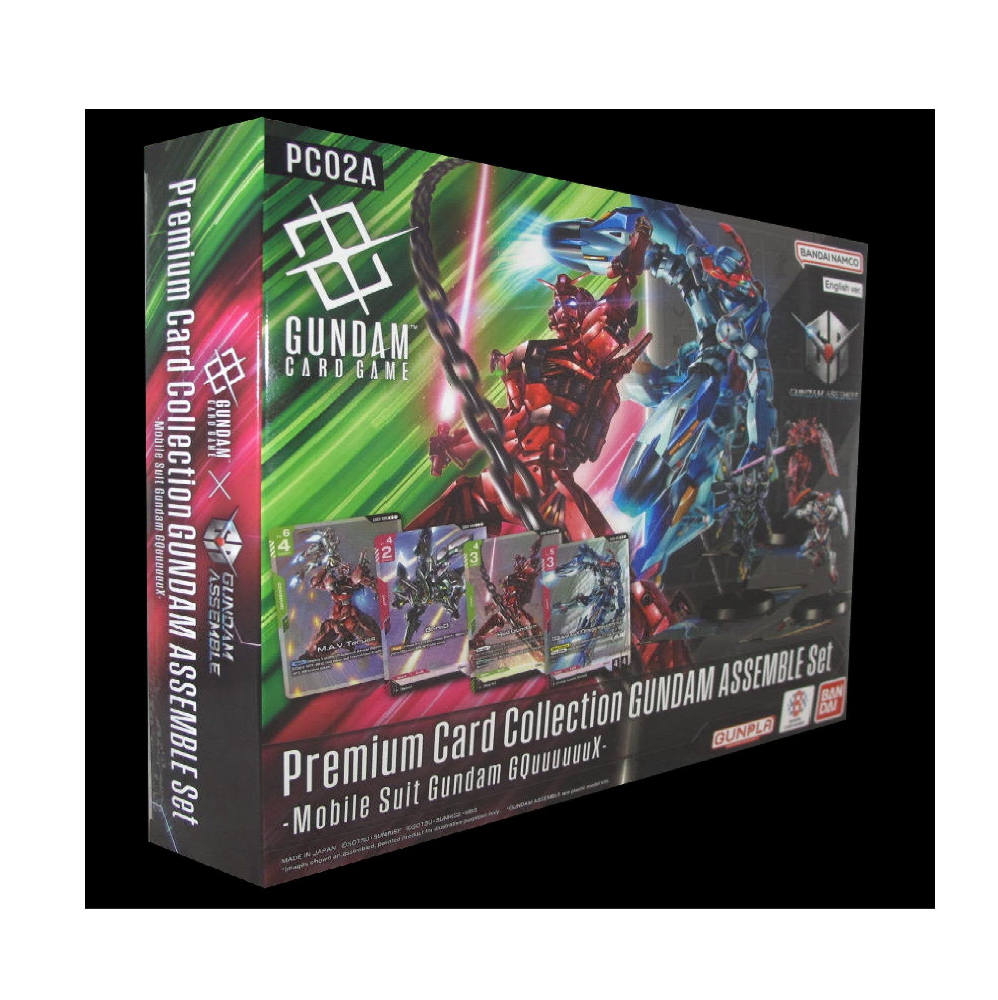 Bandai Sammelkarte Gundam Premium Collection Assemble Set PC02A ENG