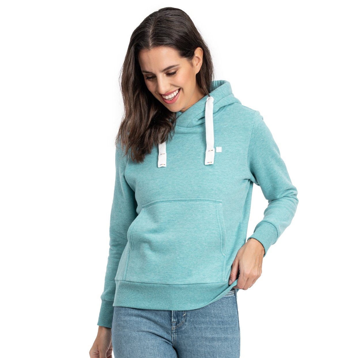 DEPROC Active Kapuzensweatshirt "HildaCMYK II WOMEN", weiche Fleecejacke mi günstig online kaufen