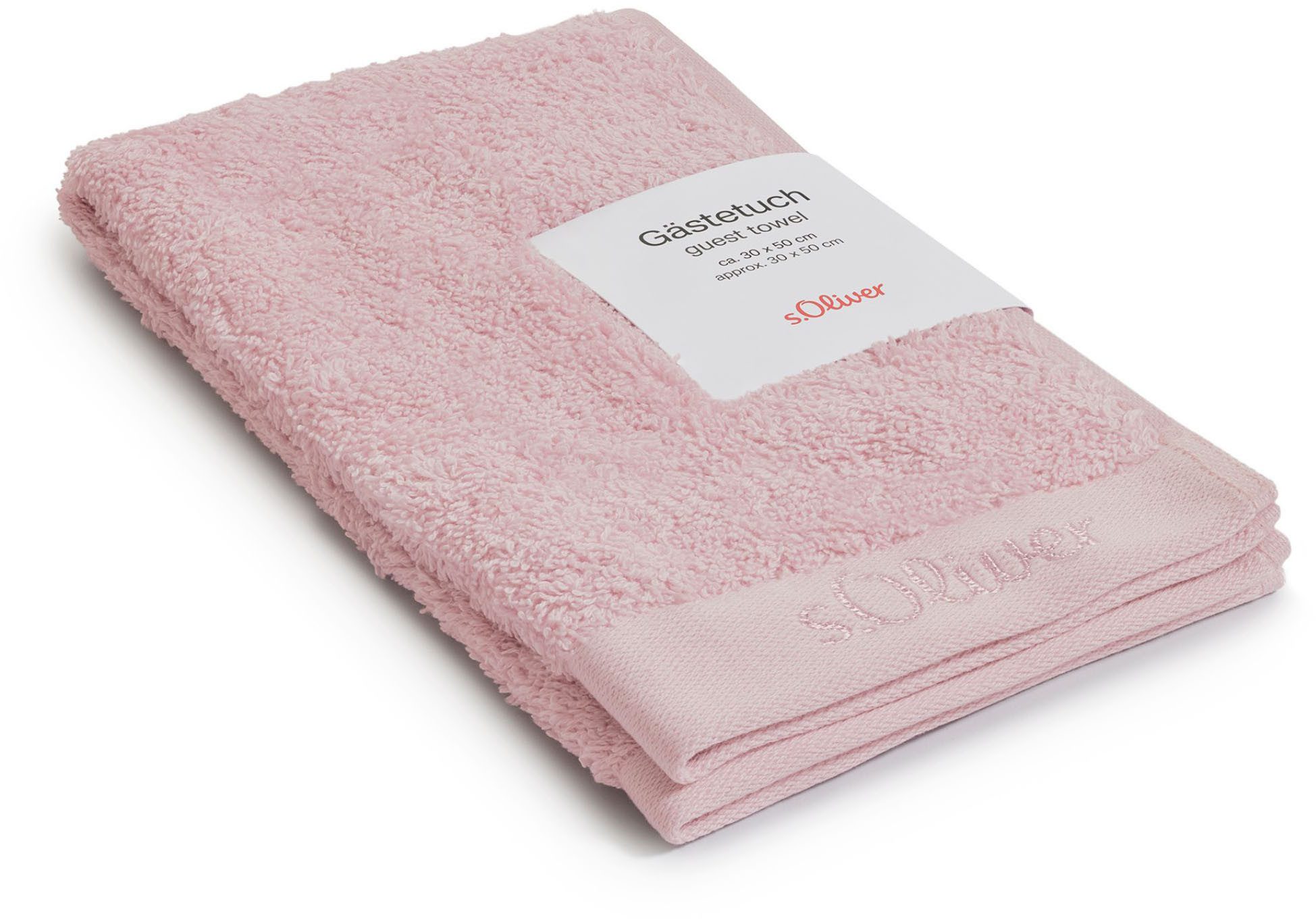 s.Oliver Gästehandtuch s. Oliver Gästetuch, Walkfrottier günstig online kaufen