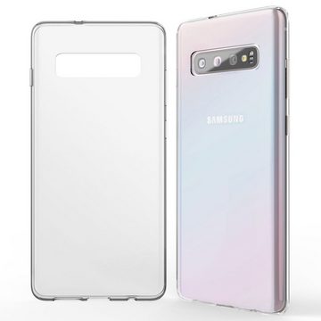 Nalia Smartphone-Hülle Samsung Galaxy S10, Klare Silikon Hülle / Extrem Transparent / Vergilbungsfrei / Stoßfest / Kratzfest / Durchsichtige Dünne Schutzhülle / Clear Phone Case / Soft Cover / Anti-Gelb / Flexibel / Handy-Schale Etui Bumper Phone Backcover Handycase Handycover