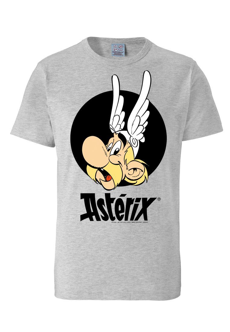 Comic-Print Portrait tollem LOGOSHIRT mit Asterix T-Shirt -