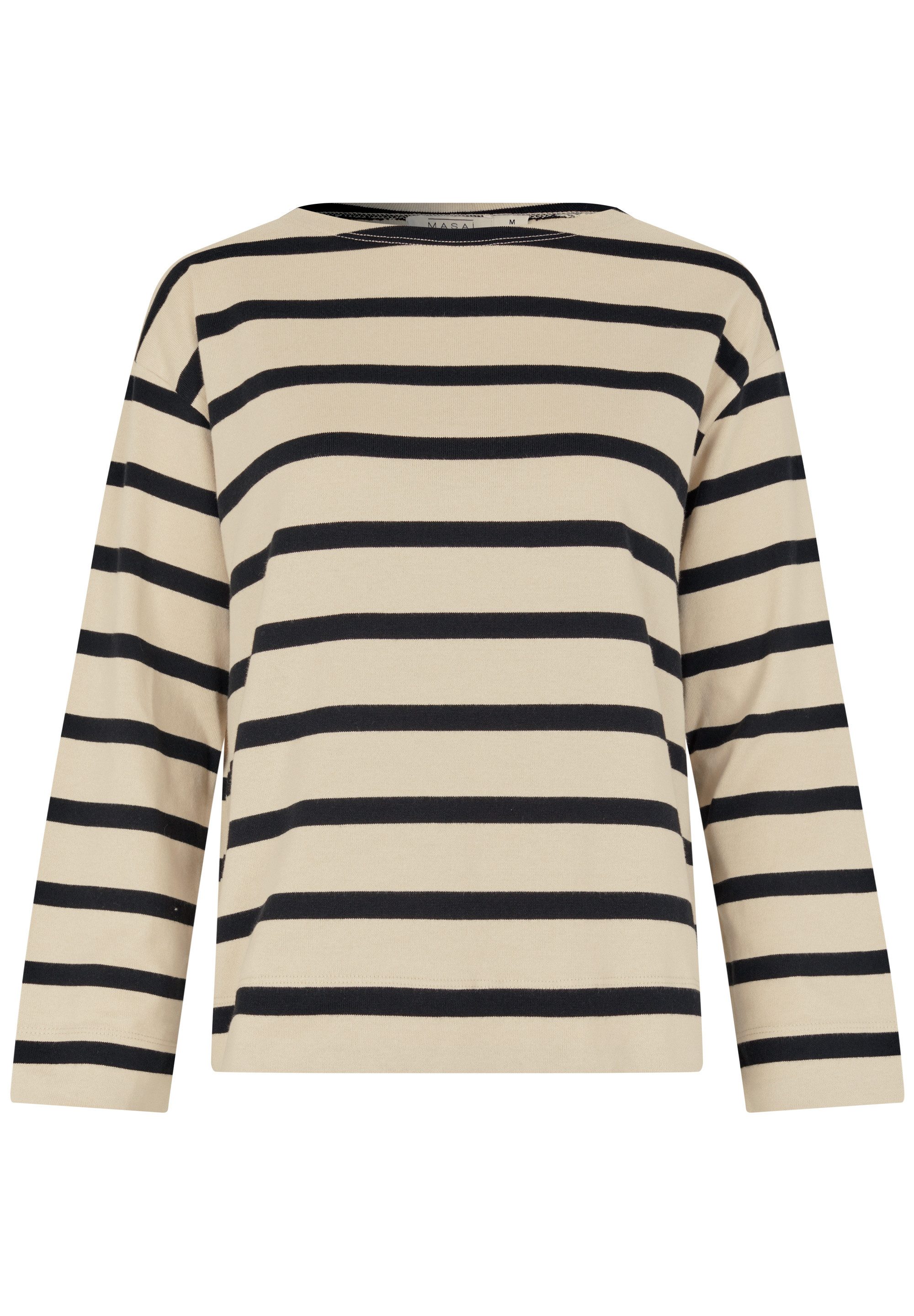 Masai Langarmbluse MaBaylor Luftige Weite, feiner Griff, dezentes Design