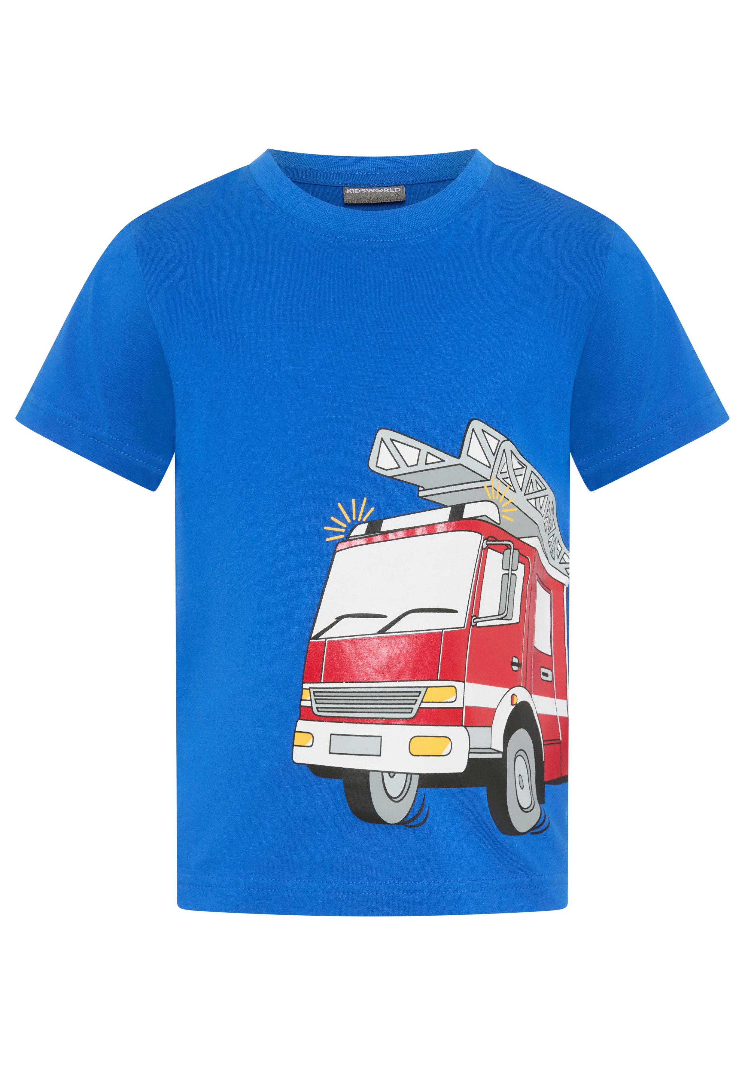 T-Shirt Cooles Shirt mit Feuerwehr Folienprint