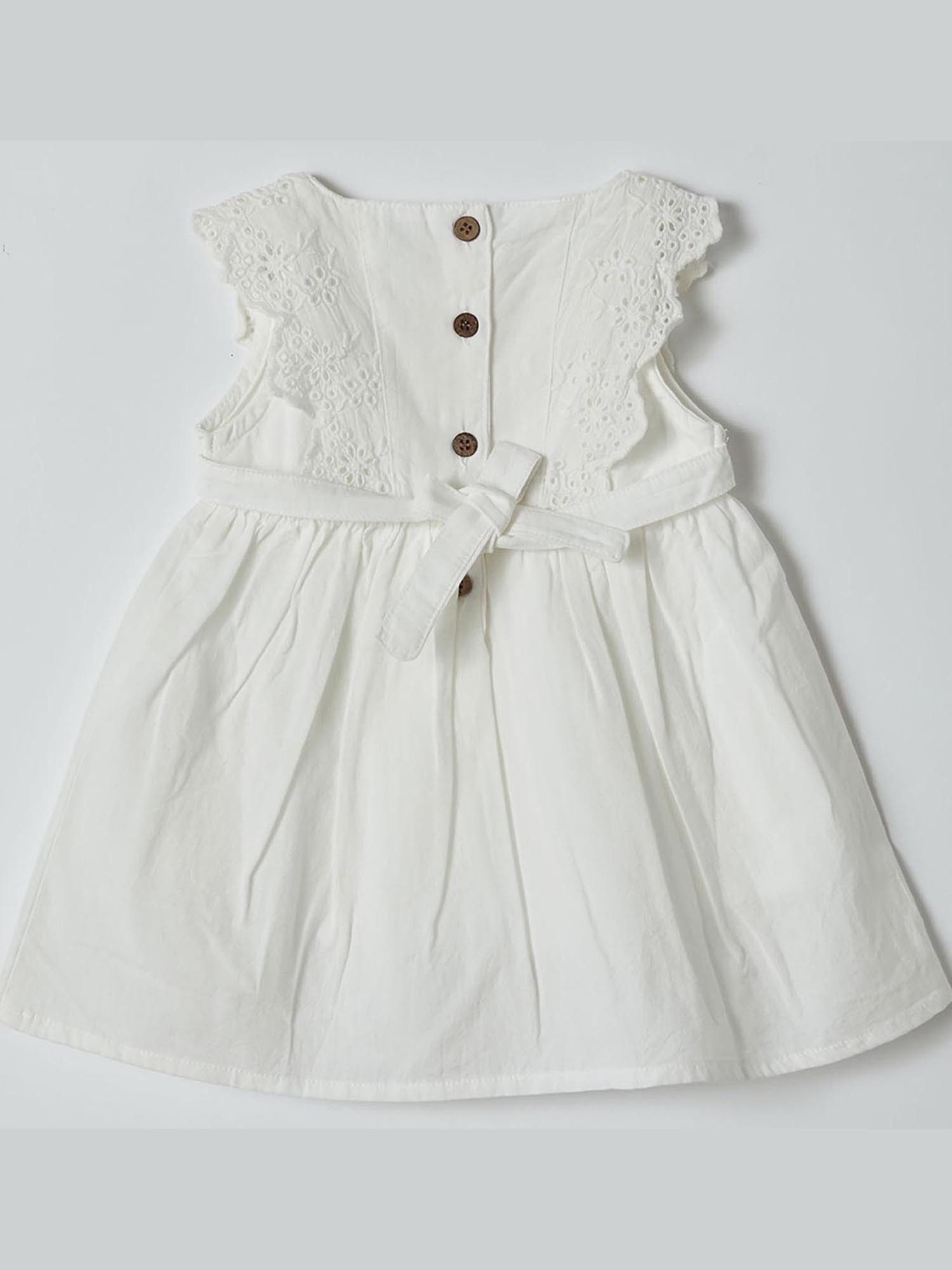 OrganicEra Sommerkleid Ärmelloses Kinder Kleid Voile mit Wellenkante, Bio (Einzelstück, 1-tlg) GOTS-zertifiziert