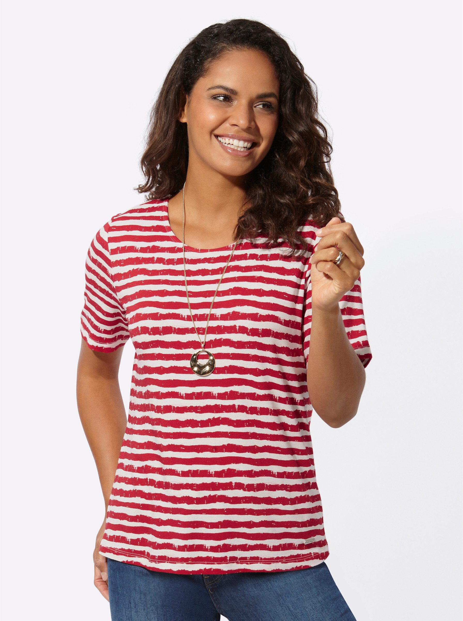 Casual Looks Kurzarmshirt "Shirt", (1 tlg.) günstig online kaufen