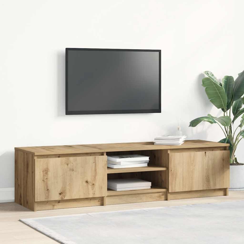 vidaXL TV-Schrank TV-Schrank Artisan-Eiche 140x40x36 cm Holzwerkstoff (1-St günstig online kaufen