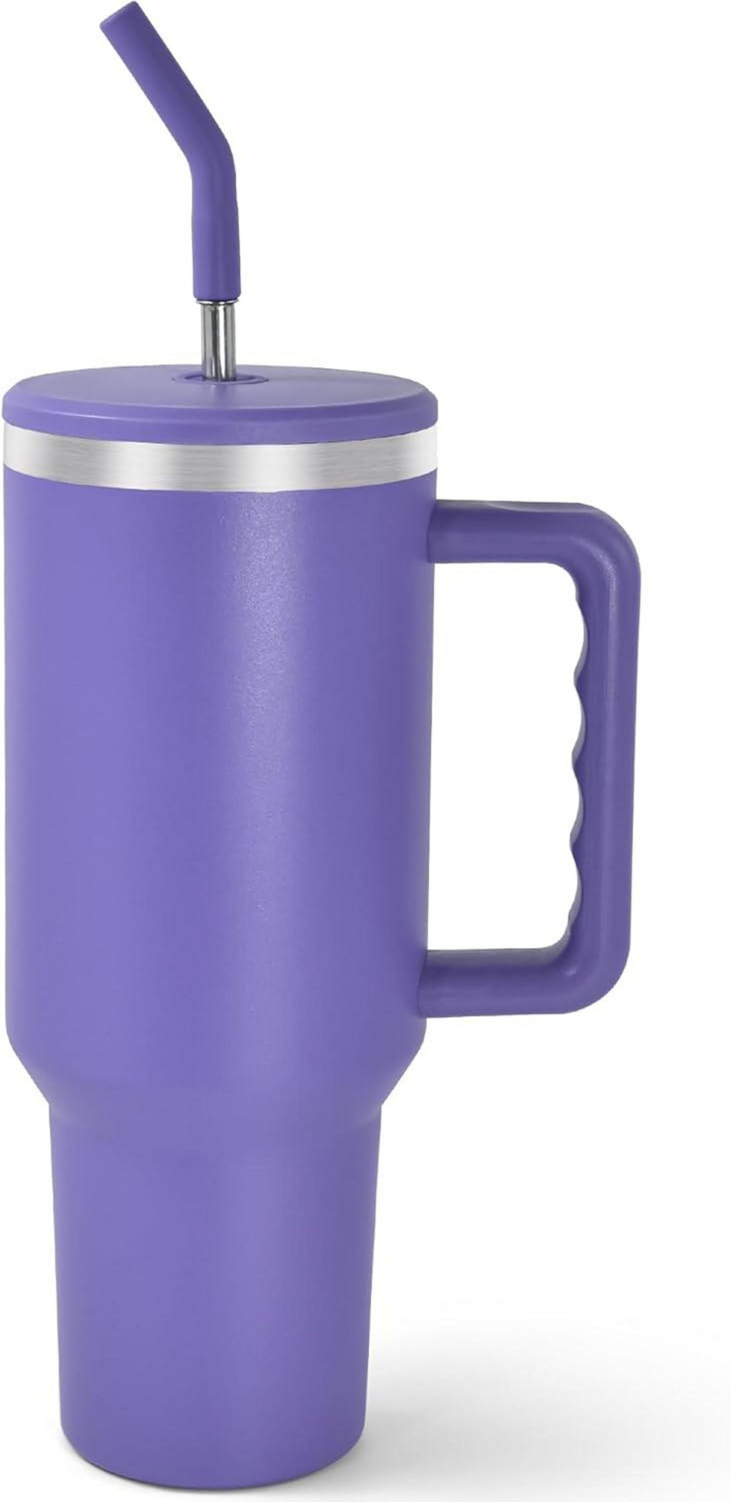 LuxusKollektion Thermobecher AGH life 40oz 1200ml Becher mit Griff und Stroh - Doppelwandiger