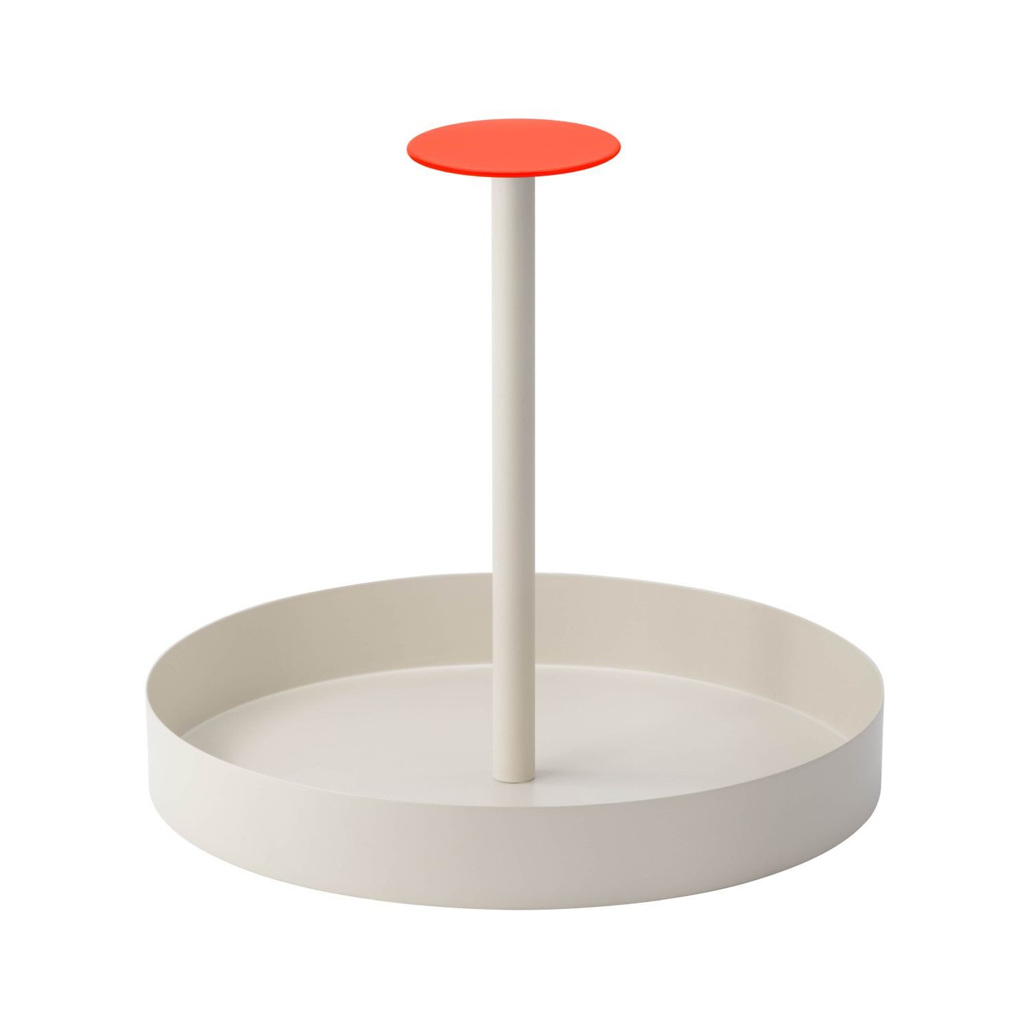 Remember Tablett Nana Coral, pulverbeschichtetes Metall