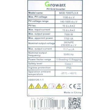 Lieckipedia 7000 Watt Solaranlage zur Netzeinspeisung, Growatt Wechselrichter, Eco Solar Panel, Schindeltechnik