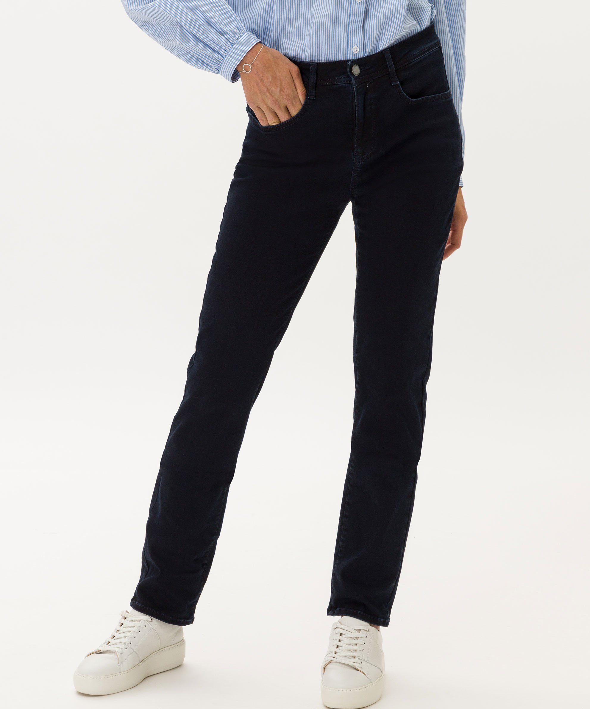 dark blue in 5-Pocket-Jeans Five-Pocket-Jeans Brax Style clean gepflegtem