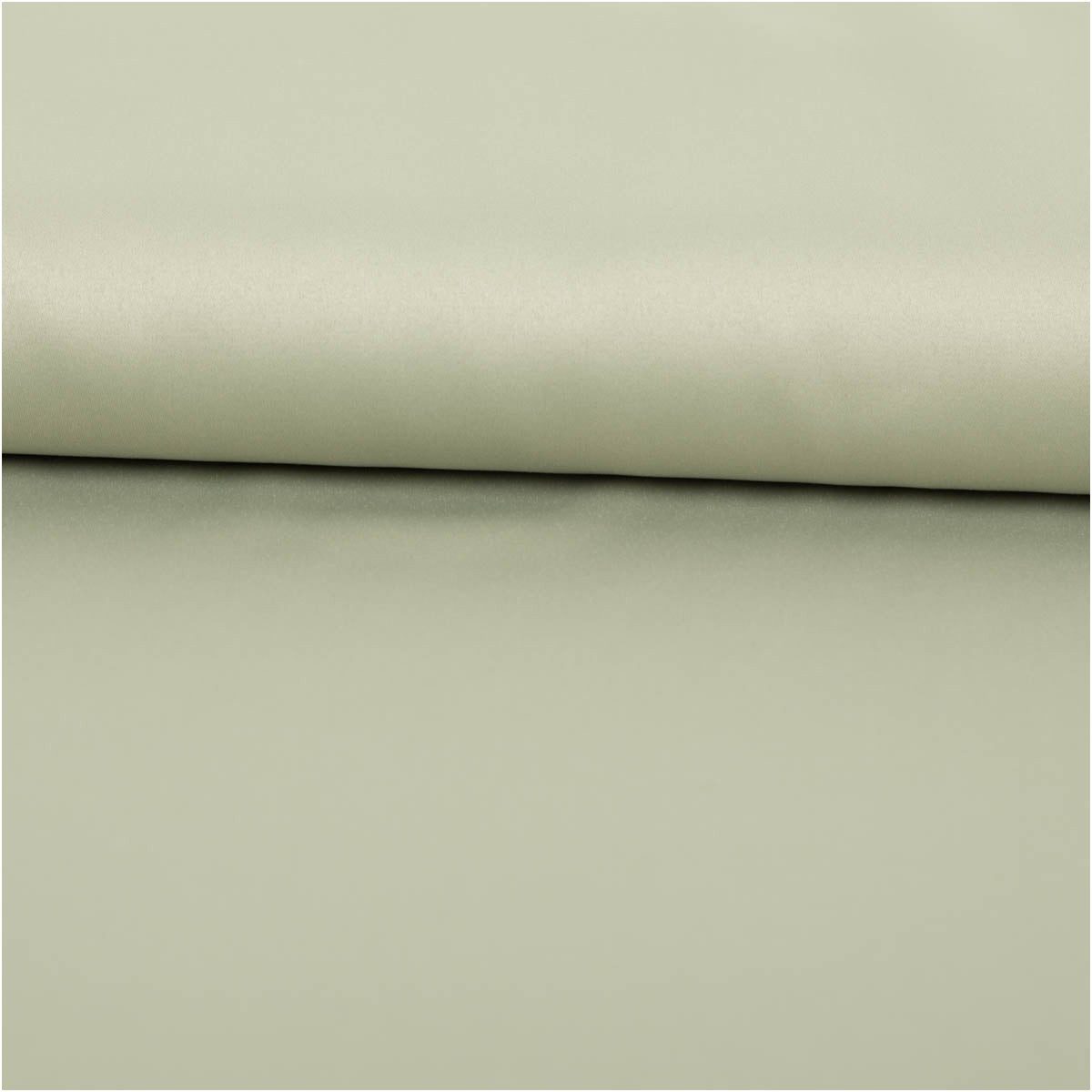 SCHÖNER LEBEN. Stoff Royal Micro Satin Stoff Meterware Altgrün 140cm, pflegeleicht