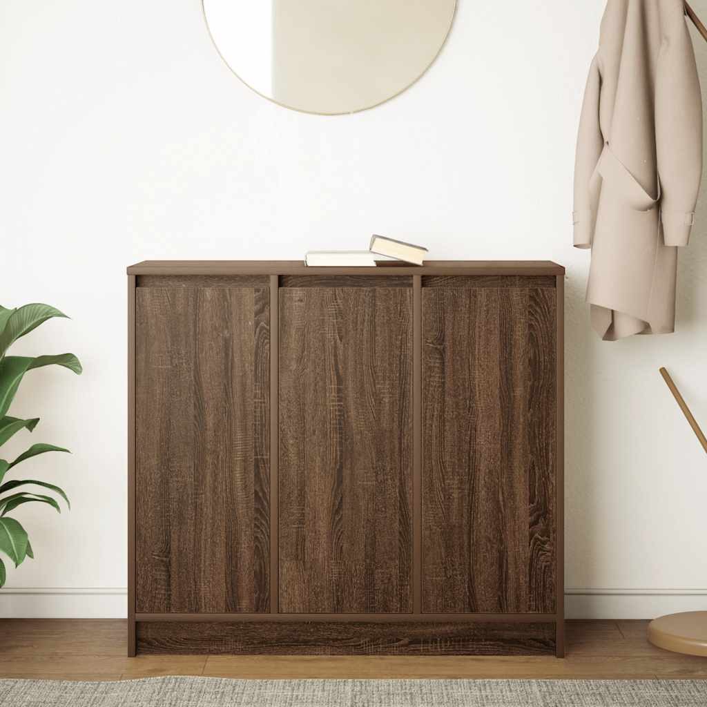 vidaXL Sideboard Sideboard Braun Eichen-Optik 85x34x76 cm Holzwerkstoff (1 günstig online kaufen