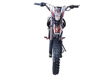 KXD Dirt-Bike 125cc Dirtbike Cross Pitbike Crossbike KXD 609 17/14 Zoll Licht Rot