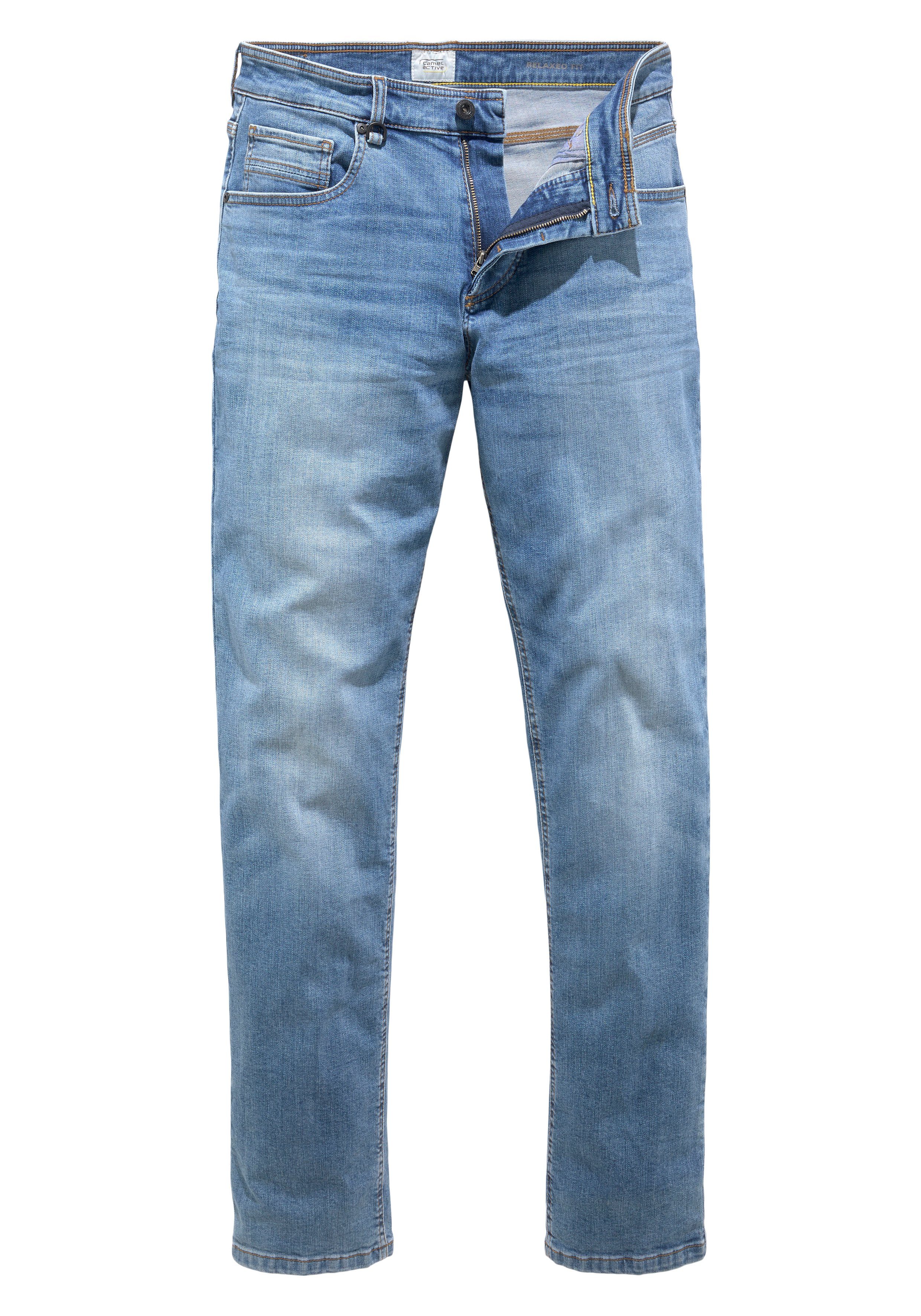 camel active 5-Pocket-Jeans WOODSTOCK ocean-blue
