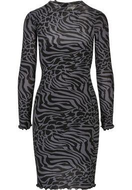 URBAN CLASSICS Shirtkleid Urban Classics Damen Ladies AOP Double Layer Dress (1-tlg)