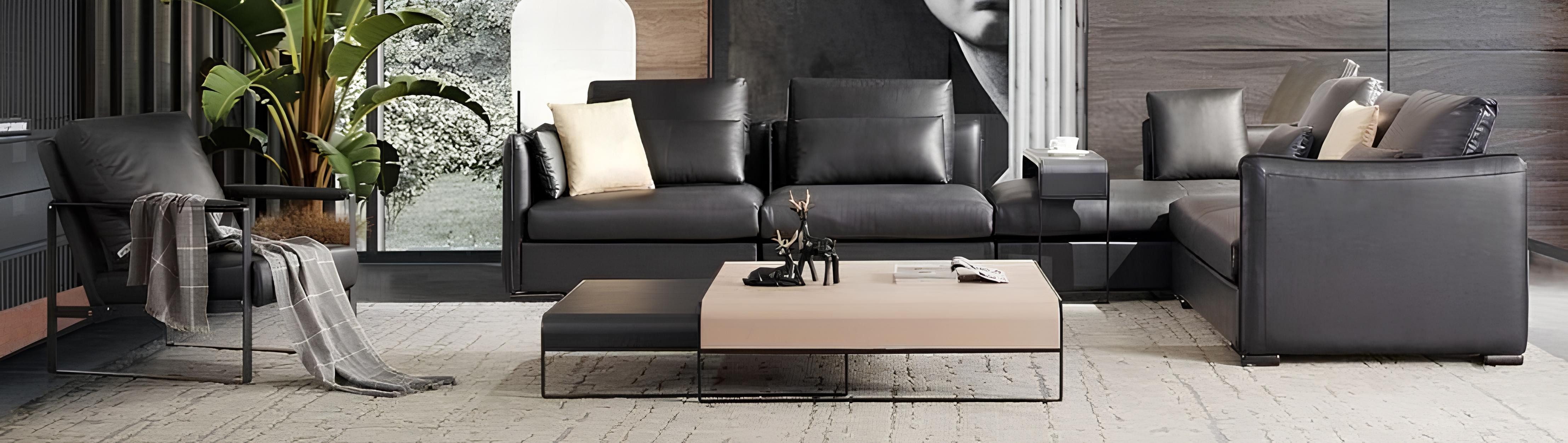 Xlmoebel Ecksofa Luxus Leder Eckcouch mit elegantem Design und hohem Komfort, Hergestellt in Europa