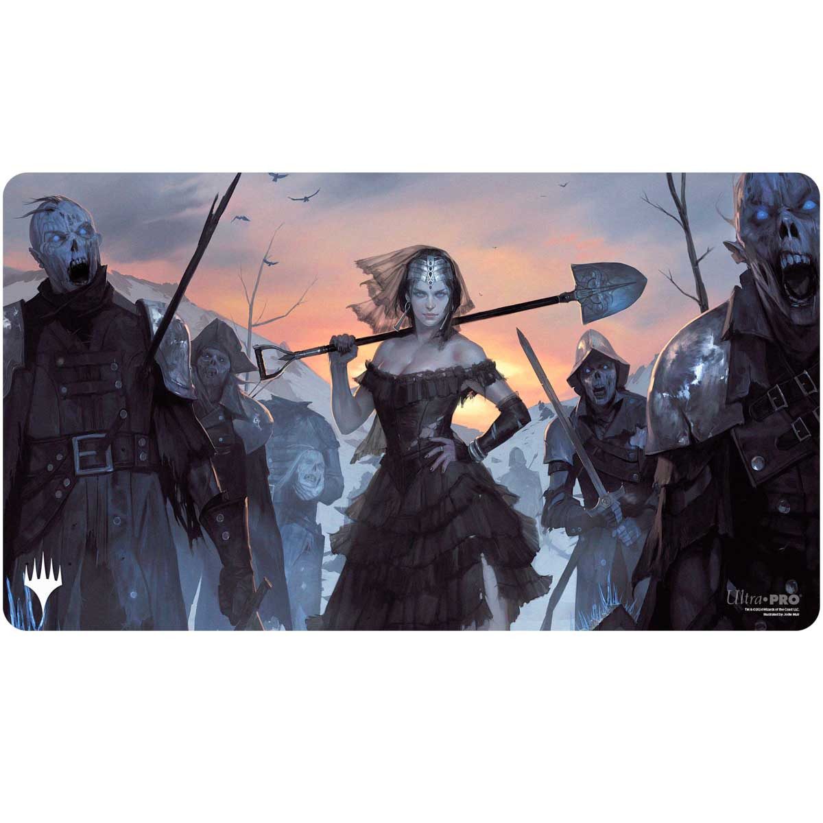 UltraPRO Sammelkarte MTG Spielmatte - Innistrad Remastered - Rare Black