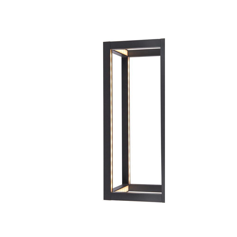 SLV Außen-Wandleuchte LED Wandleuchte Quadrulo in Anthrazit 7,4W 280lm IP55, LED