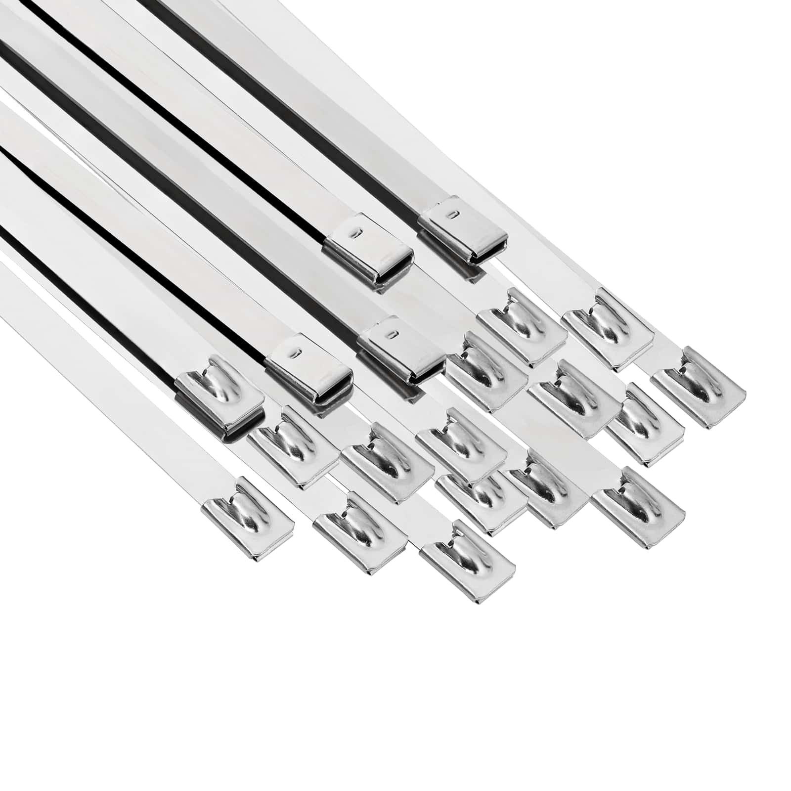 vidaXL Kabelbinder Kabelbinder 25 stk. 7,9 x 300 mm Silber (25-St)