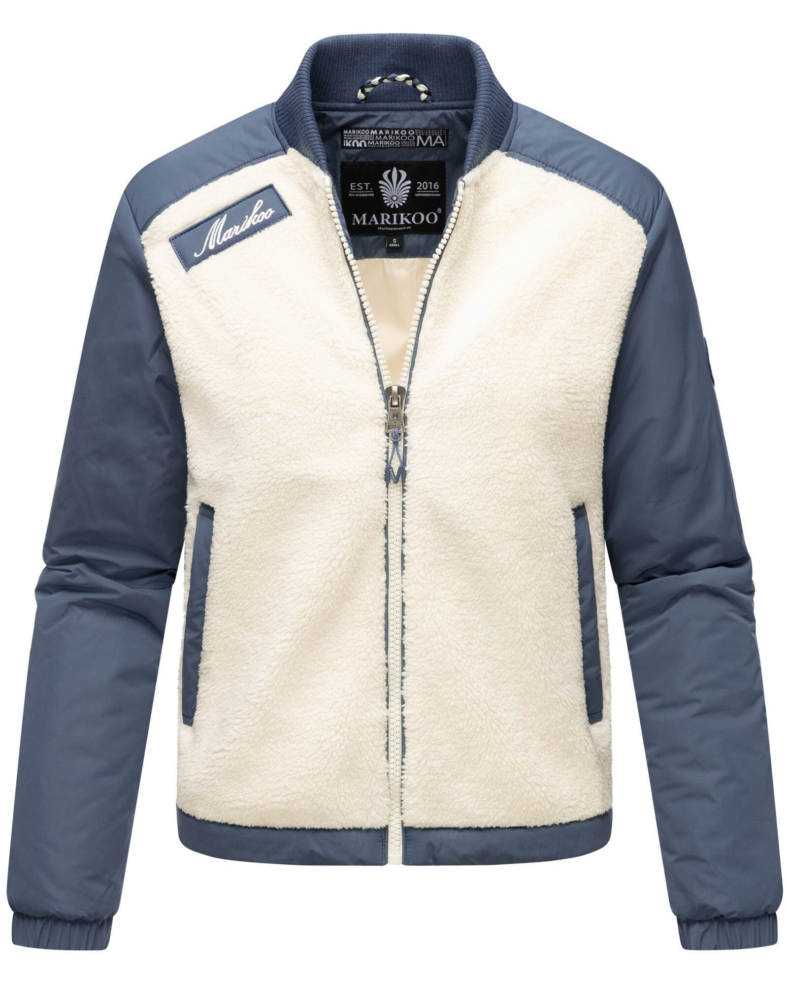 Marikoo Outdoorjacke Sayoo mit flauschigem Teddyfell – Bild 4 von 5