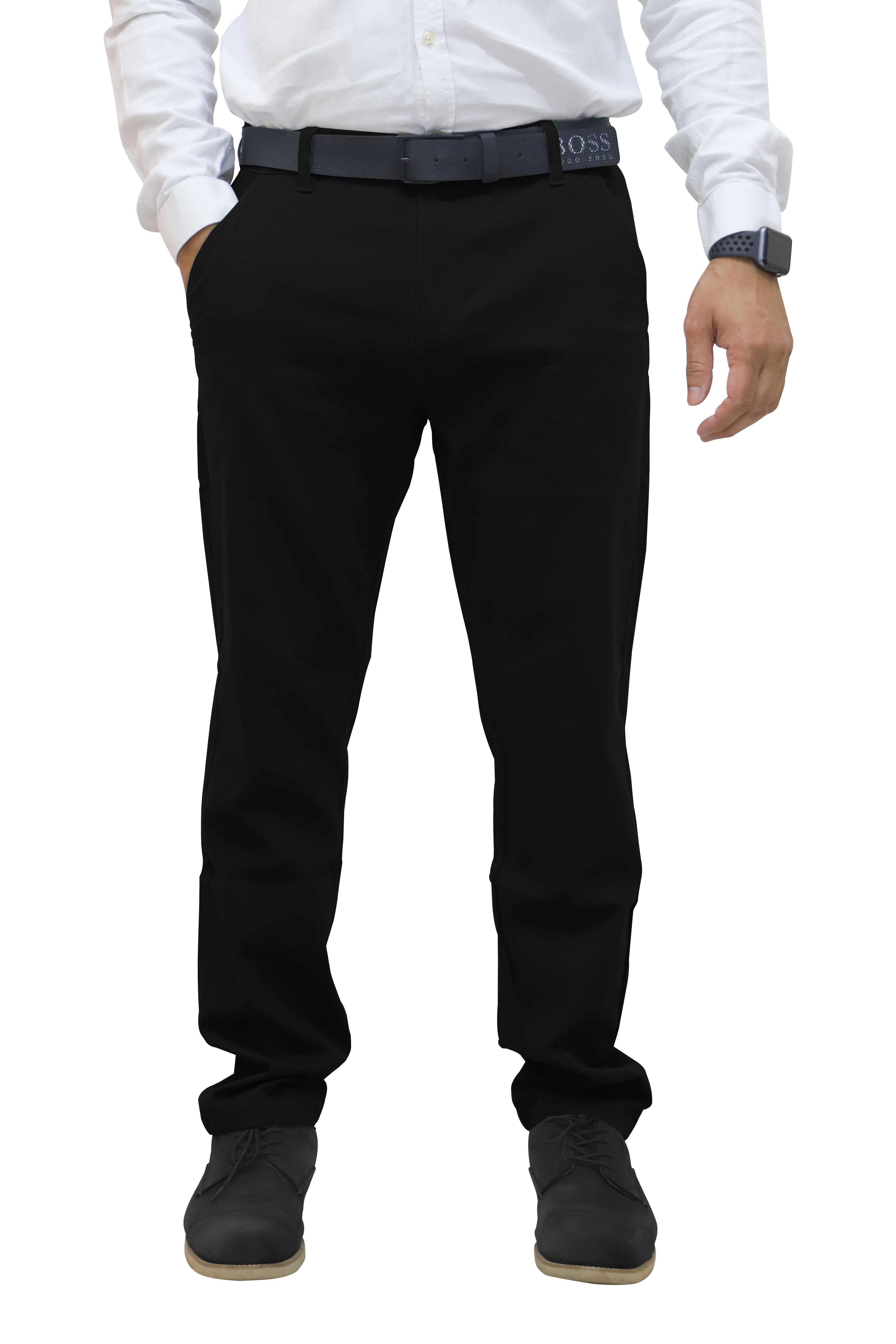 Chino Dunkelgrau Trouser Designer Chino Chinohose Stoff Fit Chinohose Herren Regular BlauerHafen Hose