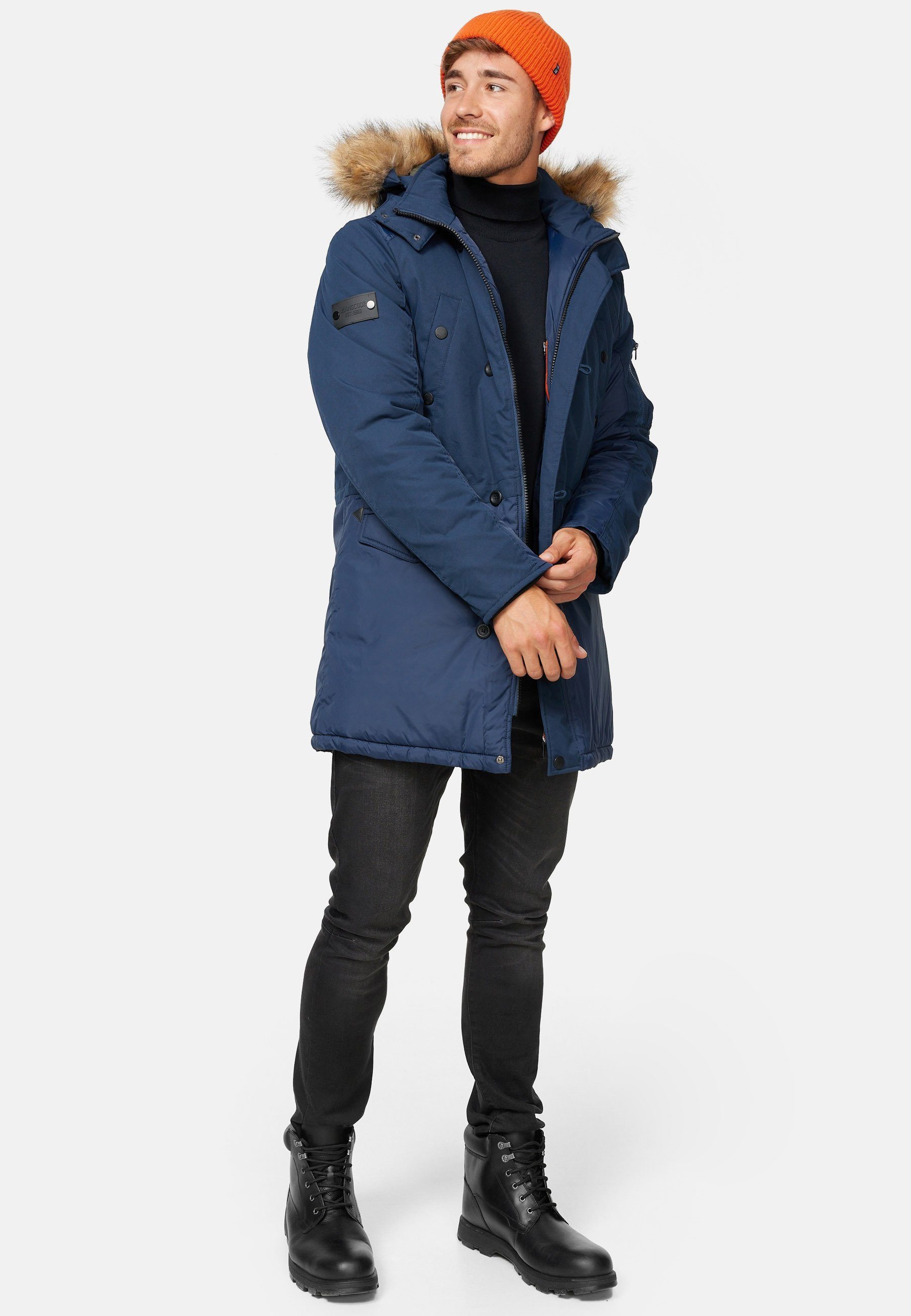 Indicode Parka Herren Jarl Herrenparka Herrenjacke