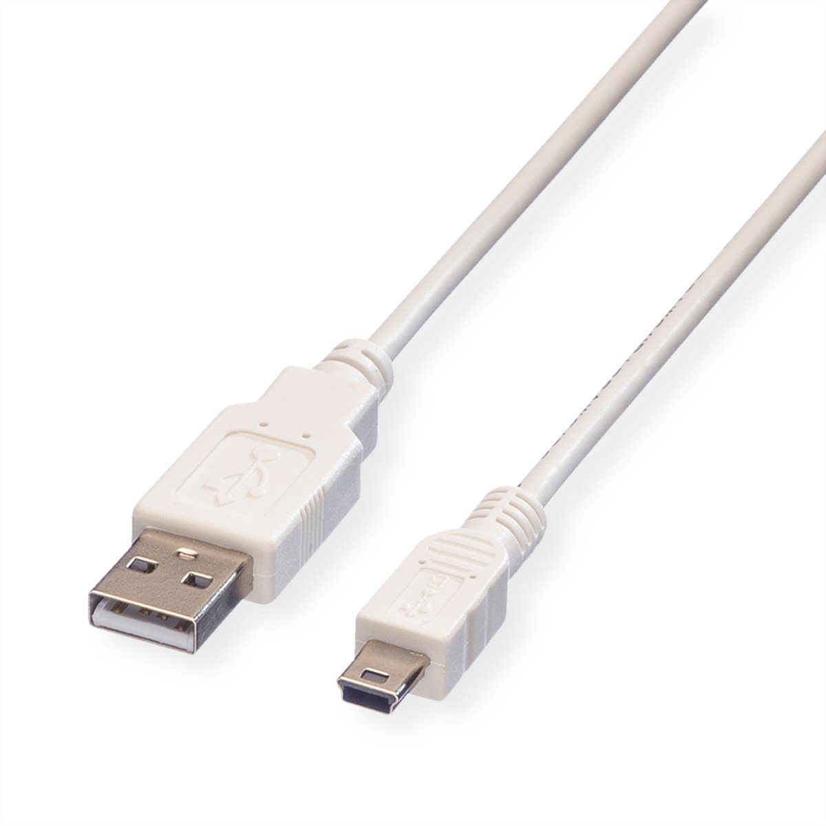 VALUE USB 2.0 Kabel USB-Kabel, USB 2.0 Typ A Männlich (Stecker), USB 2.0  Typ 5-pin Mini Männlich (Stecker) (80.0 cm), Typ A - 5-Pin Mini