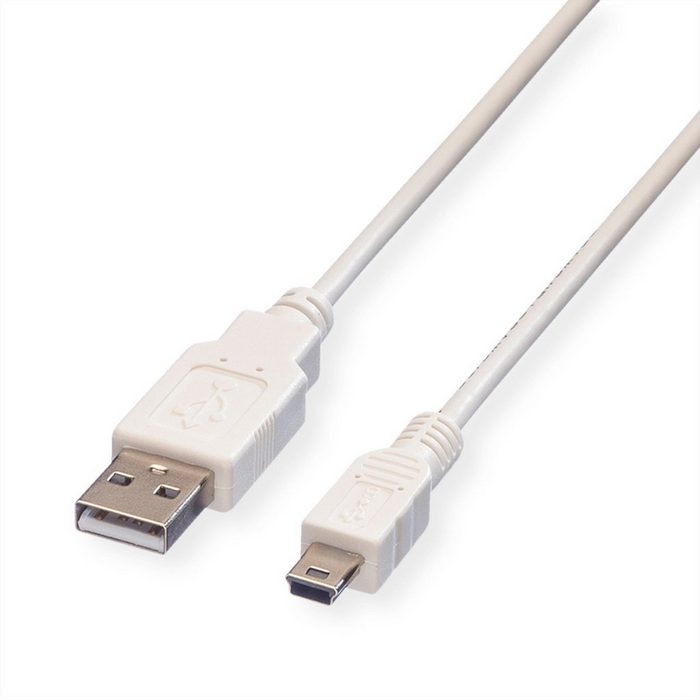 VALUE USB 2.0 Kabel USB-Kabel USB 2.0 Typ A Männlich (Stecker) USB 2.0 Typ 5-pin Mini Männlich (Stecker) (80.0 cm) Typ A - 5-Pin Mini