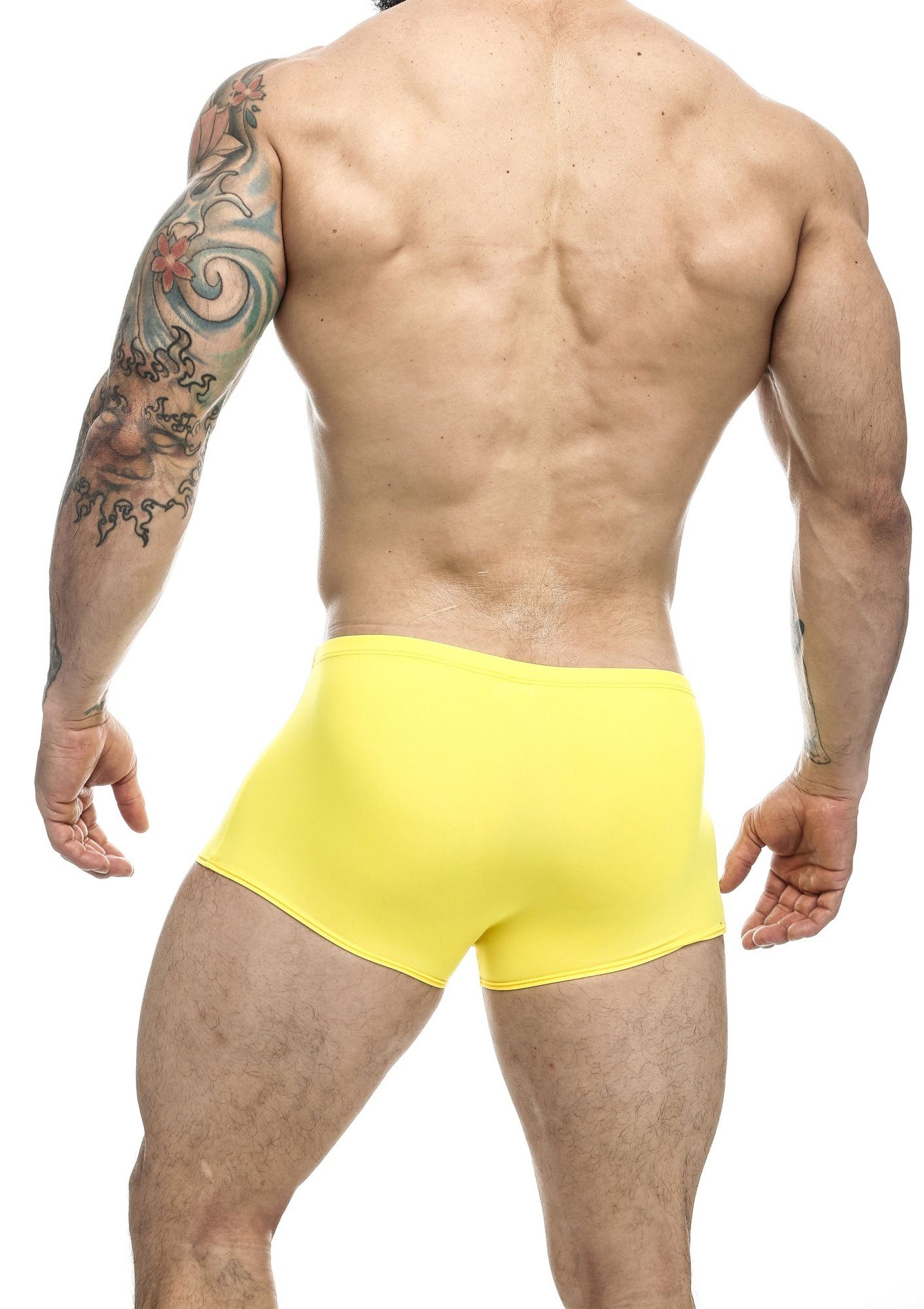 Justin + Simon Boxershorts Classic Boxer - gelb (1-St) chlorbeständig