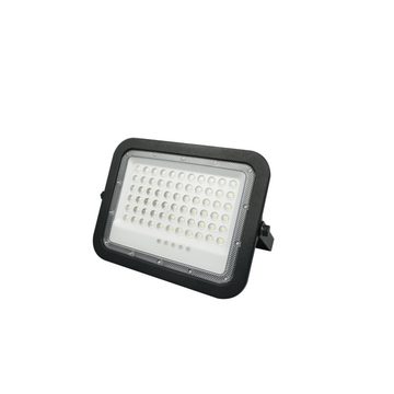 ENOVALITE LED Solarleuchte Solarstrahler PRO, LED-Fluter, 6 W PV, 800 lm, 6500K, IP65, LED fest integriert, Tageslichtweiß, kaltweiß, steuerbar mit Fernbedienung, Solarfluter mit Akku